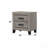 Light Gray Finish Nightstand