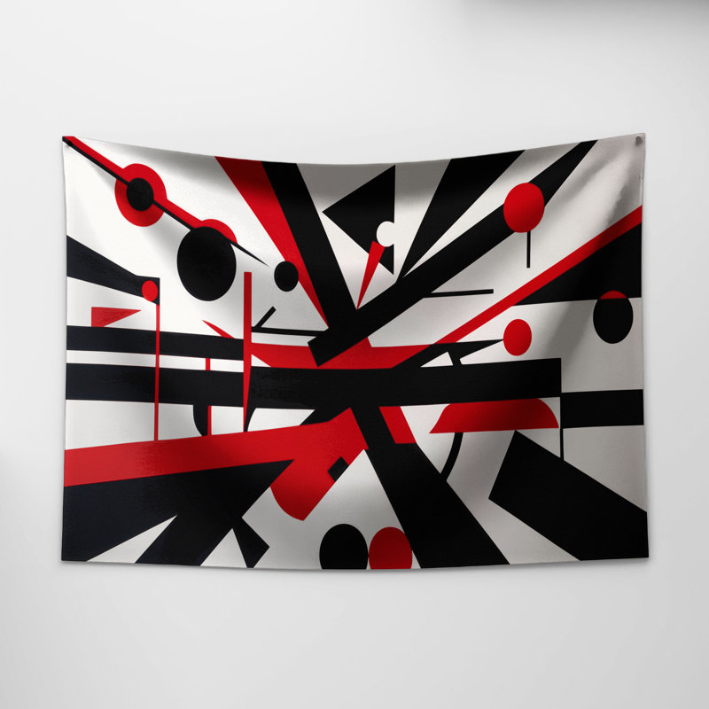 Tapisserie murale «Geometric Abstraction 100», 88 po x 104 po