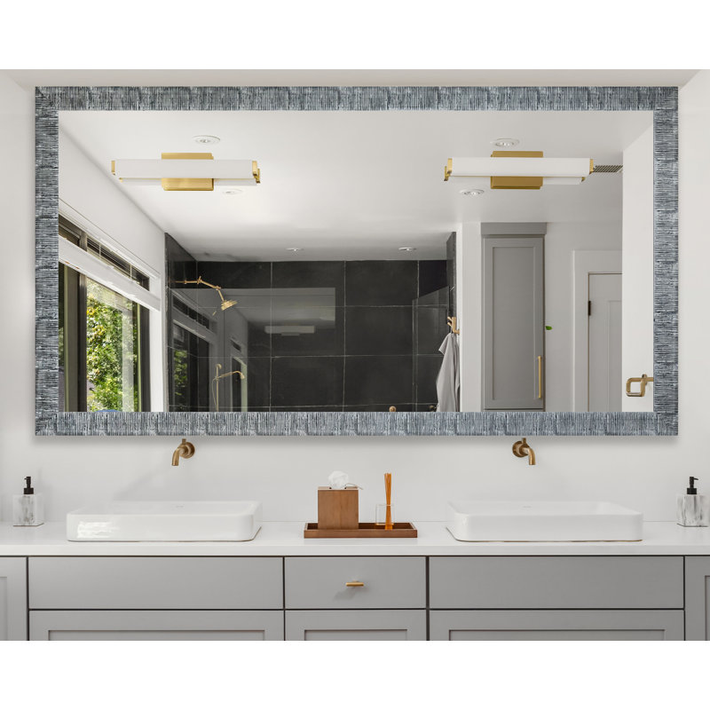 Miroir décoratif moderne et contemporain Thibault, H 57,5 po x l 37 po