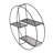 Shellenbarger 3 Piece Circle Metal Accent Shelf