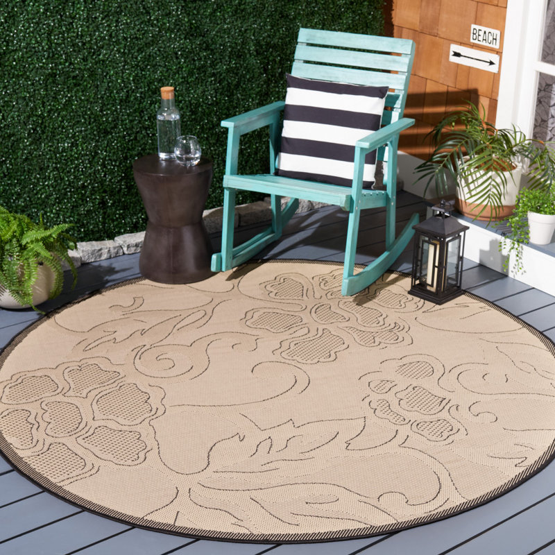 Tapis d'intérieur / extérieur Rhinebeck Performance, Rond 6 pi 7 po