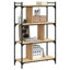 Westmalle 76cm W Steel Etagere Bookcase-2027958637-2028318365