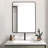 24X32 Inch  Metal Framed Rectangular Bathrrom Mirror For Wall