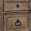 Table de chevet transitionnelle rustique ton naturel 1pc seulement