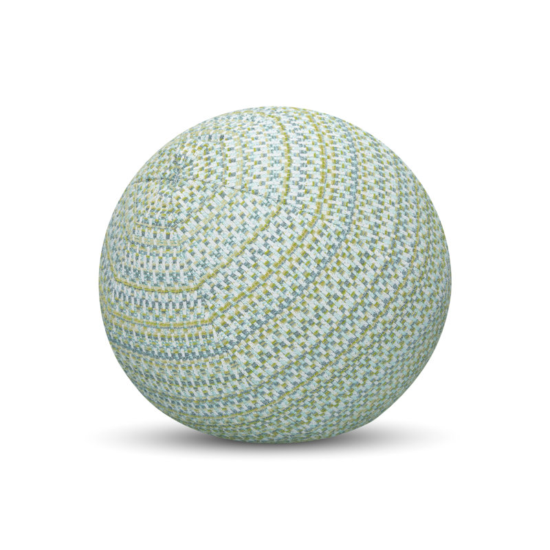 Kaleidoscope Indigo Orb Woven Accent Pillow Cover & Insert, Green