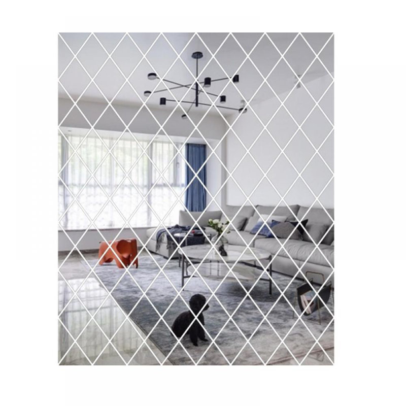 Autocollants muraux en acrylique auto-adhésifs pour décoration de fond, L 39,37 po x l 39,37 po