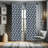 Abstract Semi-Sheer Rod Pocket Sliding Panel-45075727