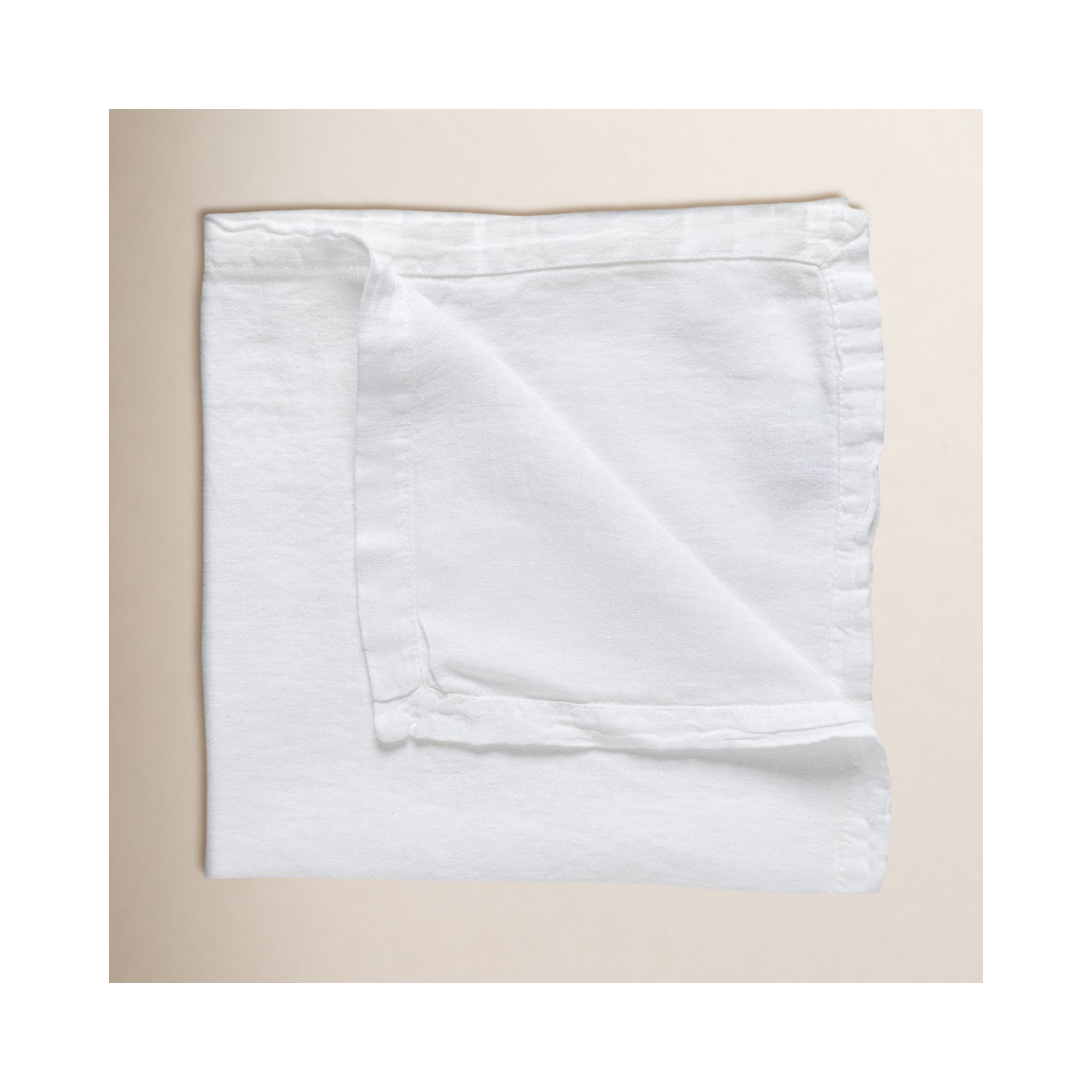 Napkin 100% Linen Maria, Chalk White