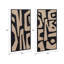 Set Of 2 50 Tribeca Handpainted Art