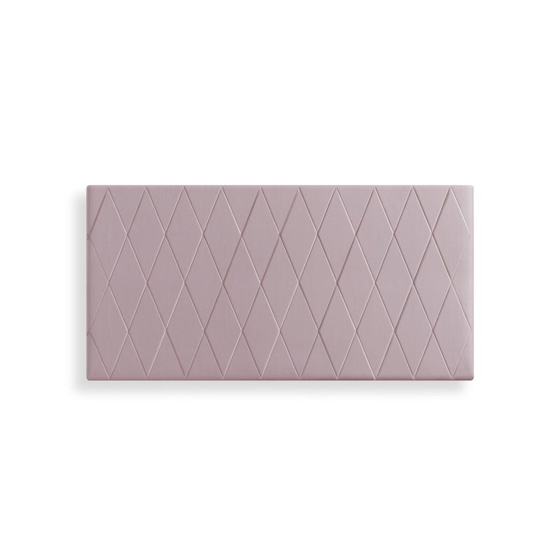 Raffles Upholstered Headboard, Pink, Double (4'6)