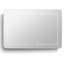 Metal Flat Wall Mirror with Shelves