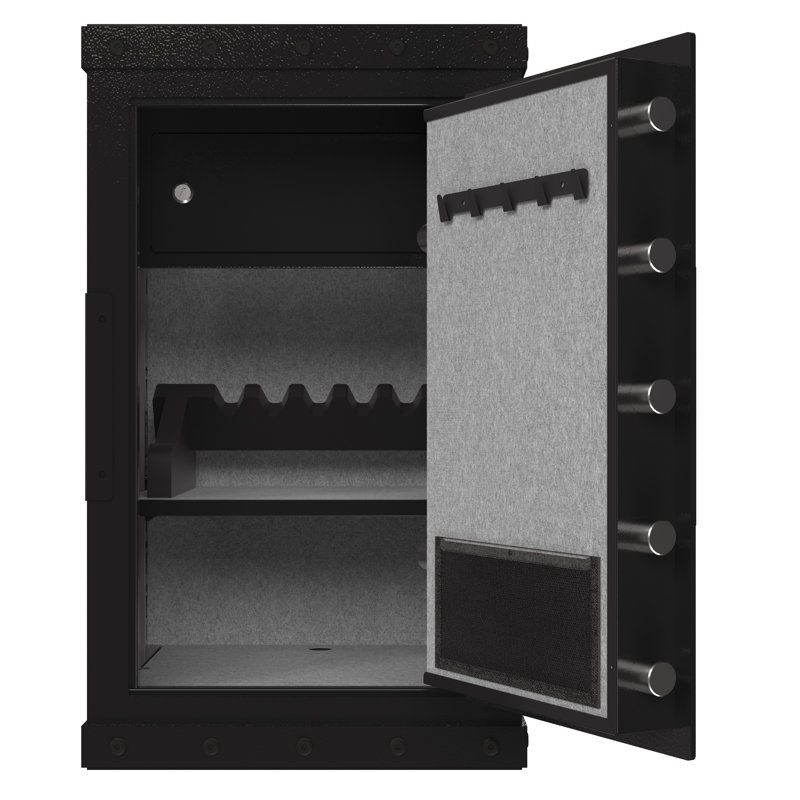 Grand coffre-fort numérique en acier pour bureau personnel, à trois verrous, 28,3 po x 16,5 po x 14,9 po | Idée cadeau
