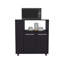 Chariot de cuisine, 2 portes, 3 tablettes, 4 roulettes-493682691