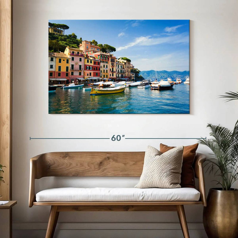 Sebbie Portofino, bord de mer, H 32 po x l 48 po