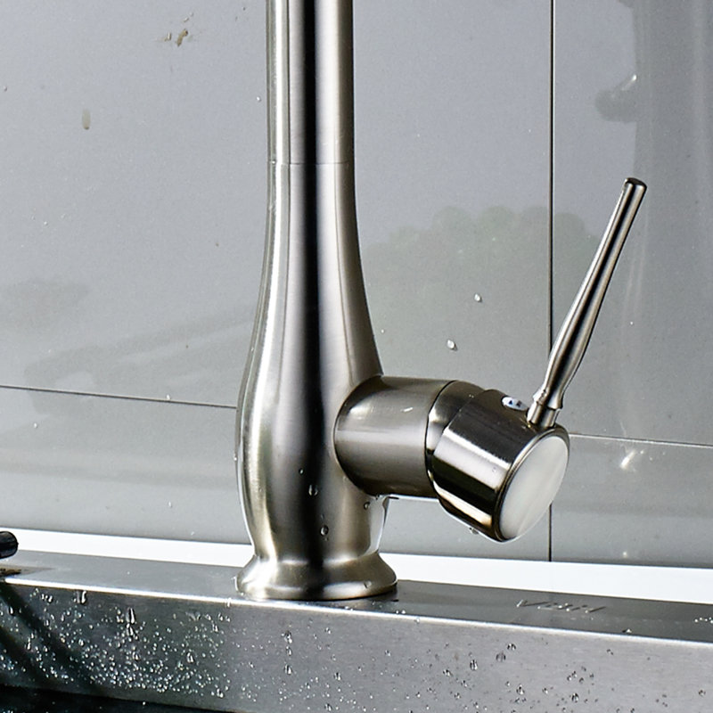High-pressure Brass Kitchen Faucet Industrial Style For Modern Kitchens