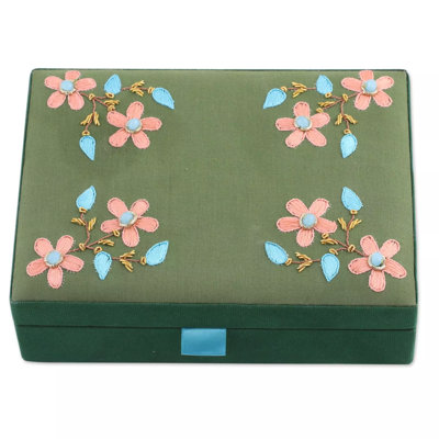 Boîte à bijoux florale