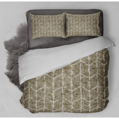 Polyester Geometric Shapes Comforter Set
