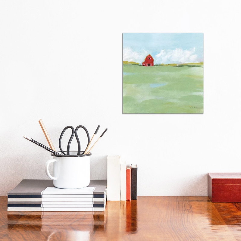 Country Feel by Farida Zaman - Wrapped Canvas Print, 30.48 cm H x 30.48 cm W