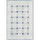 Matthew Ikat Hand Tufted Wool Navy/Cream/Ice Blue Area Rug