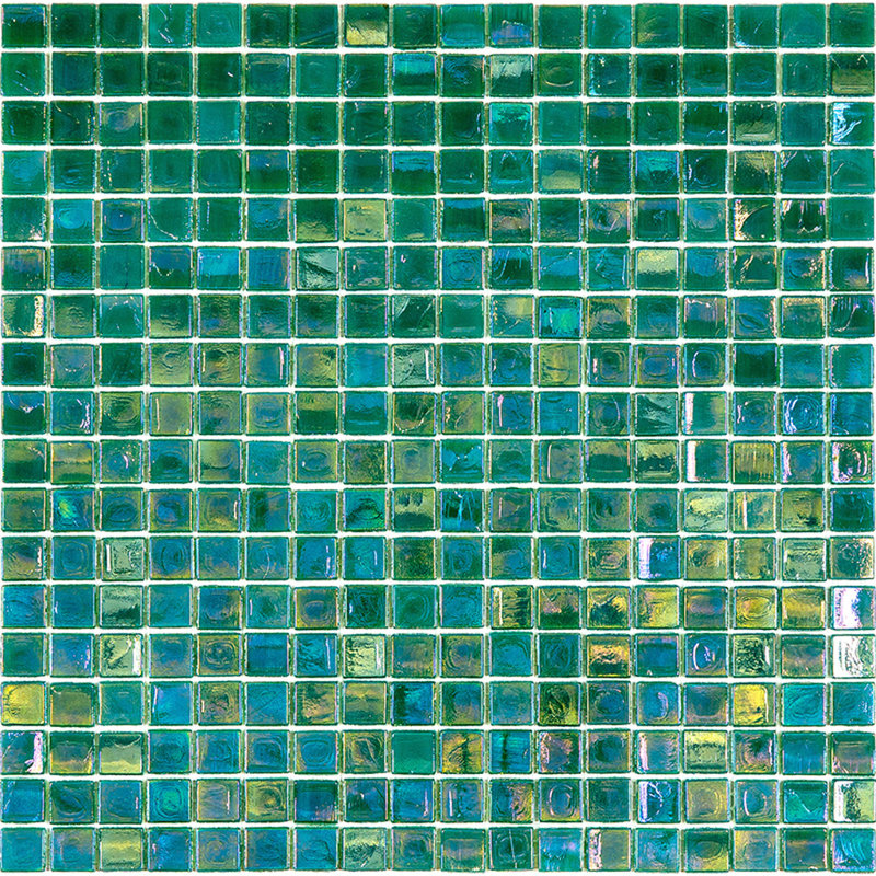 Skosh 0.6" x 0.6" Glass Grid Mosaic Wall & Floor Tile