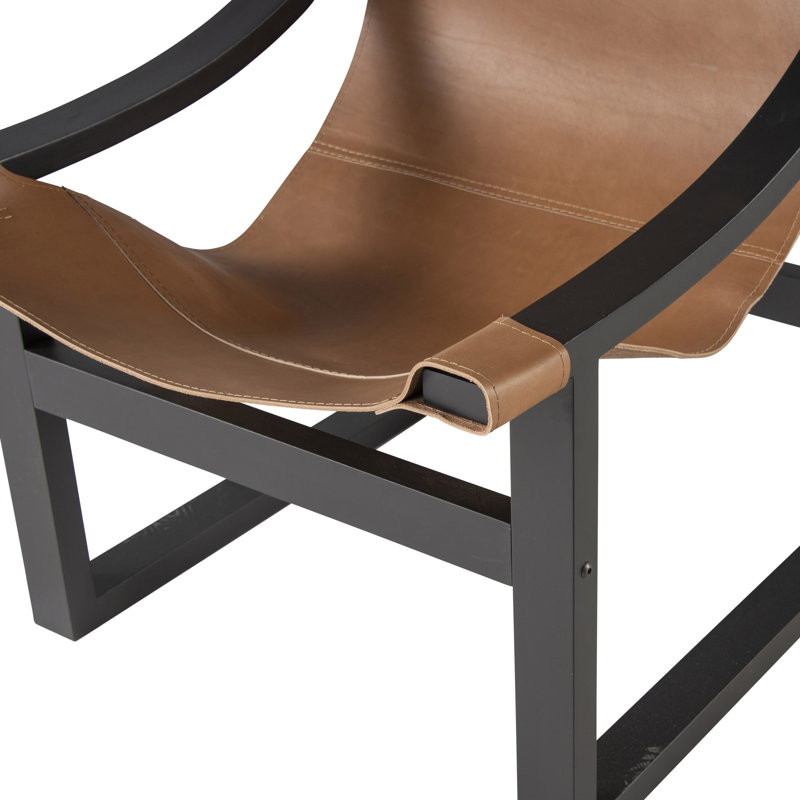 Terry Upholstered Side Chair, Brown, Black