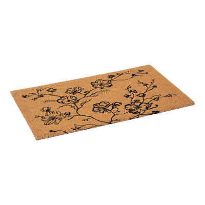 Paillasson Midnight Blossoms, 17 po x 29 po