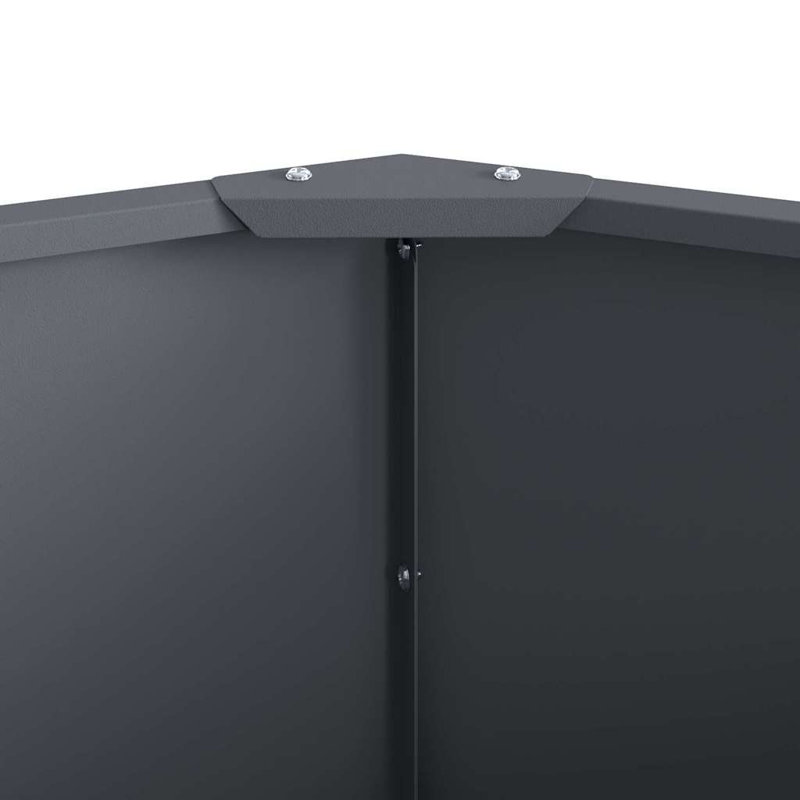 Planter Box, 35cm H x 120cm W x 120cm D, Anthracite