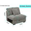 Canapé modulaire en U avec deux grands repose-pieds Chenille-1876205838