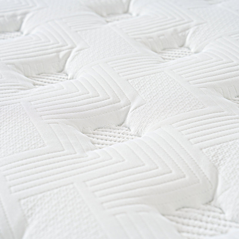 Matelas en mousse viscoélastique imprégnée de gel avec ressorts ensachés Hestel, 8", Lit double