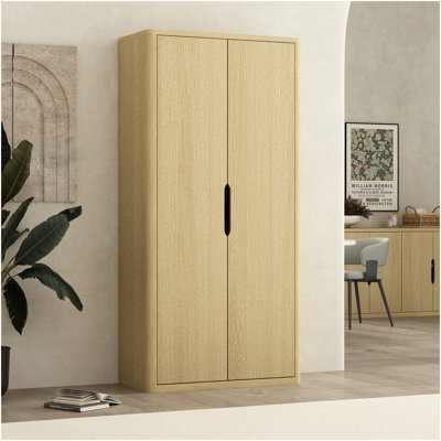 Bookcase Cabinet In Natural Oak