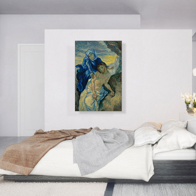 La Pieta 1889 - impression, H 40 po x l 26 po x P 0,75 po
