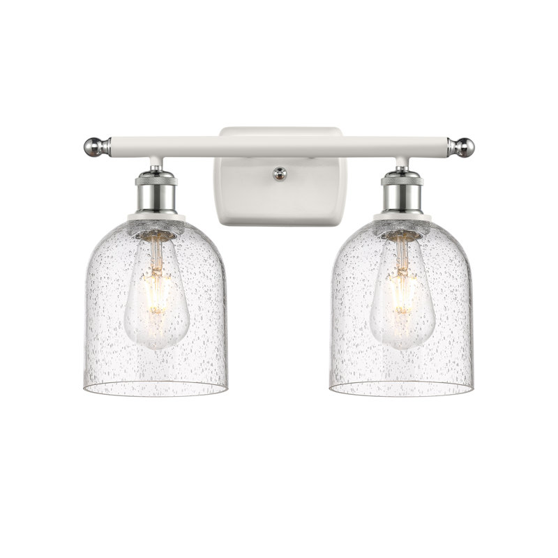 Allysson 2 - Light Dimmable Vanity Light, White Polished Chrome, Seedy