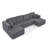 U Shape Modular Sectional Sofa-2025758759