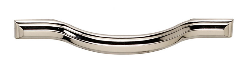 Geometric Arch Pull, Polished Nickel