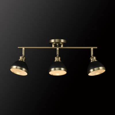 Baronville 22'' 3 -Light Fixed Track Track Kit with Dimmable and Adjustable Head