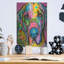 Bungalow Rose «Bloodhound» par Dean Russo, art mural en métal-1218608866