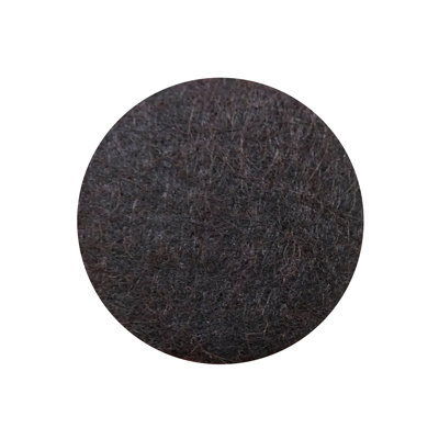 80 Pack Brown Round Self-Stick Felt Pack Assorted Size