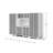 Bold XL Series Platinum 7 Piece Garage Cabinets Set With Tool, Base, Wall Cabinets, Stainless Steel Worktop And 30 In. Lockers-119222080