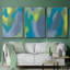 «Lost in Memories I», ensemble de 3 cadres flottants sur toile-97812214-97812210