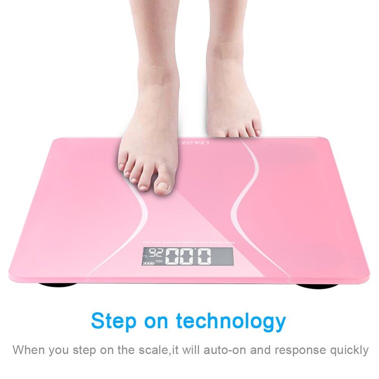 Digital Body Weight Bathroom Scale - Step-On Weighing Machine - Accurate  Measurement by Bluestone