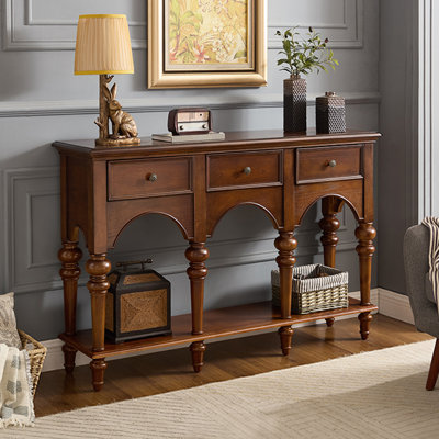 American-style simple console table