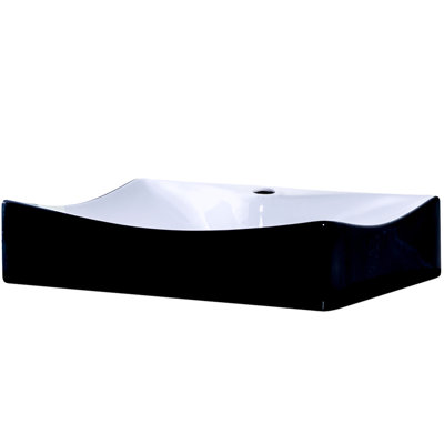 Novatto 16'' Porcelain Rectangular Bathroom Sink