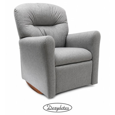 Kids Sized Gray Rocker Recliner Chair