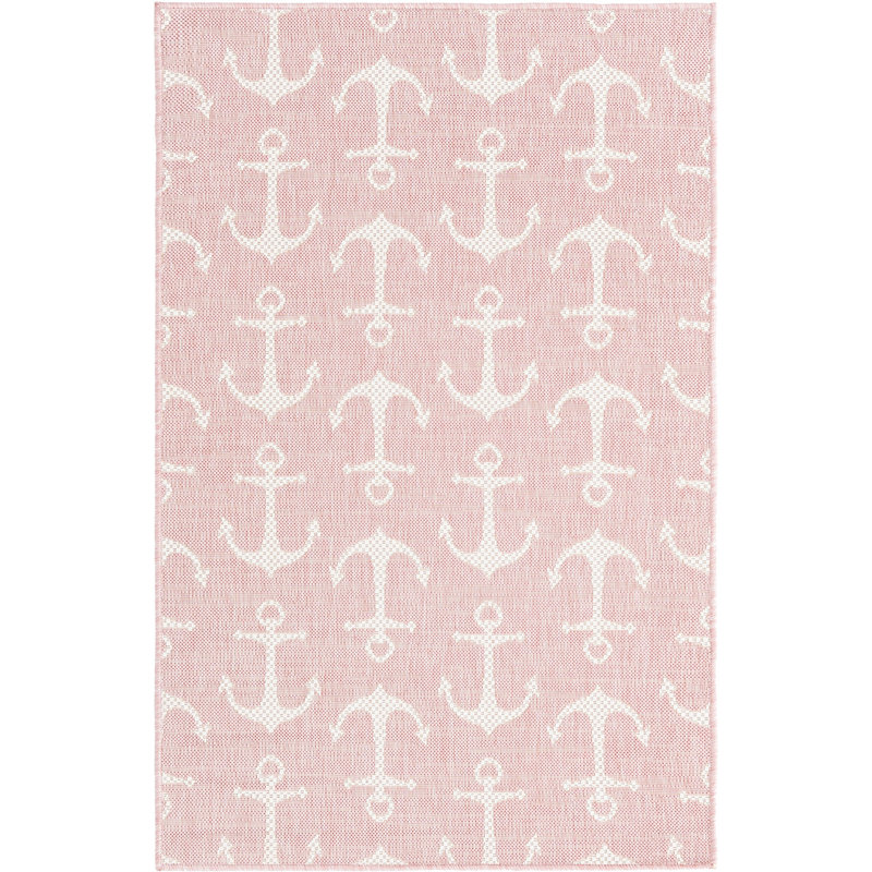 Outdoor Ayton Area Rug Sea Foam Color, Rectangle 3'3" x 5'3"