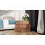 Table de chevet avec rangement Magic Cube, console en bois avec 3 tiroirs
