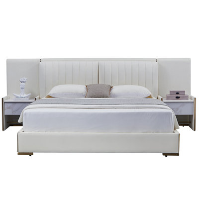 American Eagle Design B-Y2008-CK Top Grain Genuine Leather Bed