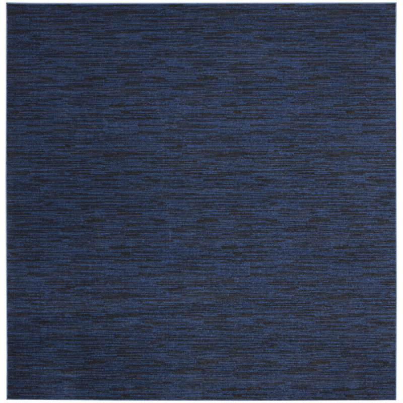 Tapis carré d'intérieur 9 po bleu