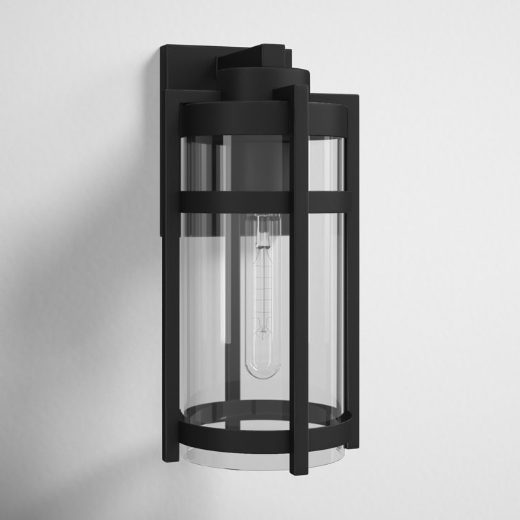 Briggs Single Light Cylinder Outdoor Wall Light