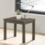 Ensemble de tables basses 3 pièces et 1 table basse et 2 tables de bout gris foncé