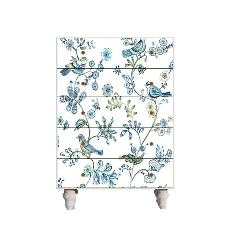 Commode décorative 5 tiroirs de style européen